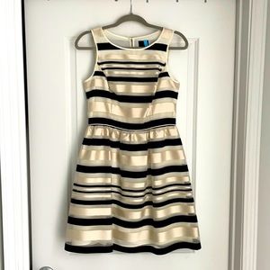 Banana Republic Striped Fit and Flare Dress